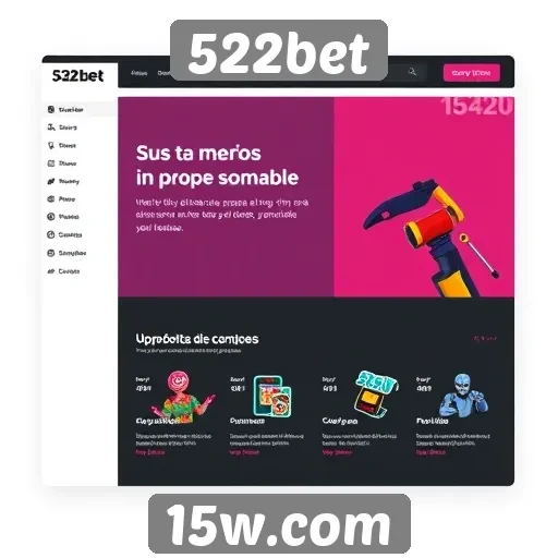 Avaliação do design e usabilidade do site 522bet